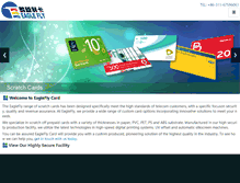 Tablet Screenshot of eagleflycard.com